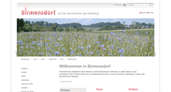 Desktop Screenshot of birmensdorf.ch